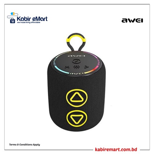 Awei KA13 Mini Waterproof Dynamic RGB Bluetooth Portable Speaker