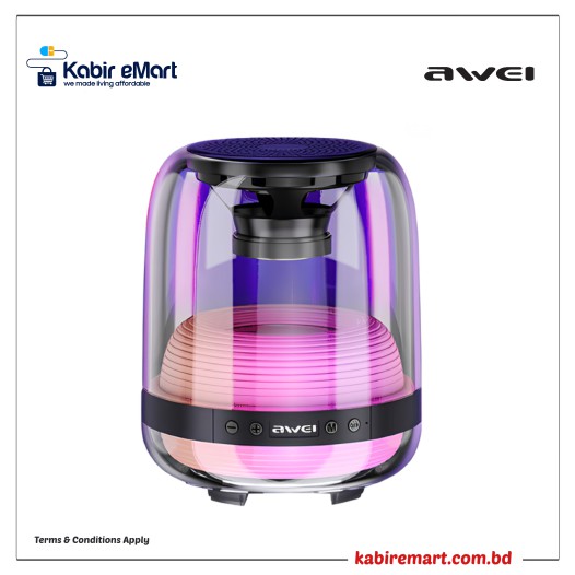 Awei Y386 RGB Lights Bluetooth 5.1 Speaker