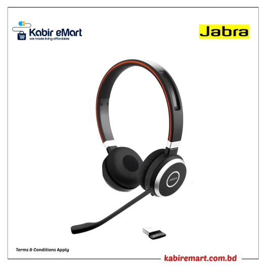 Jabra Evolve 65 SE DUO Stereo Bluetooth Wireless Headphone