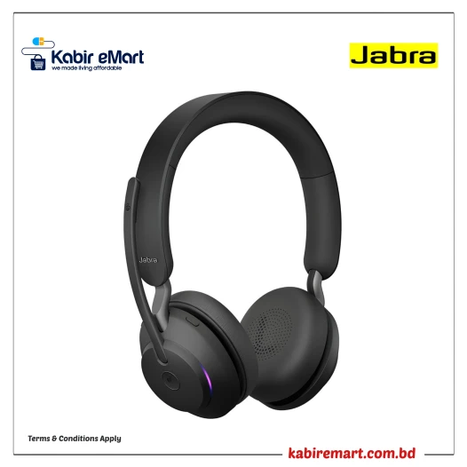 Jabra Evolve2 65 MS DUO Bluetooth & USB Type A Head Set Black