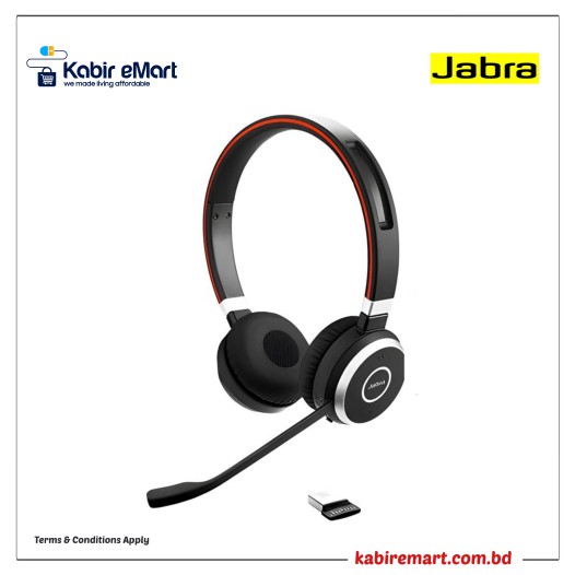 Jabra Evolve 65MS DUO Professional Wireless Headphone Black
