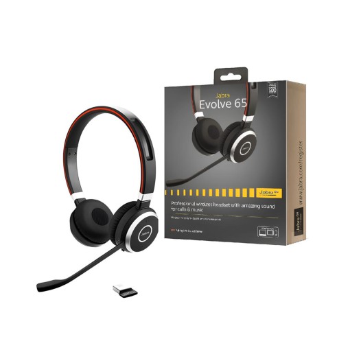 Jabra Evolve 65MS DUO Professional Wireless Headphone Black
