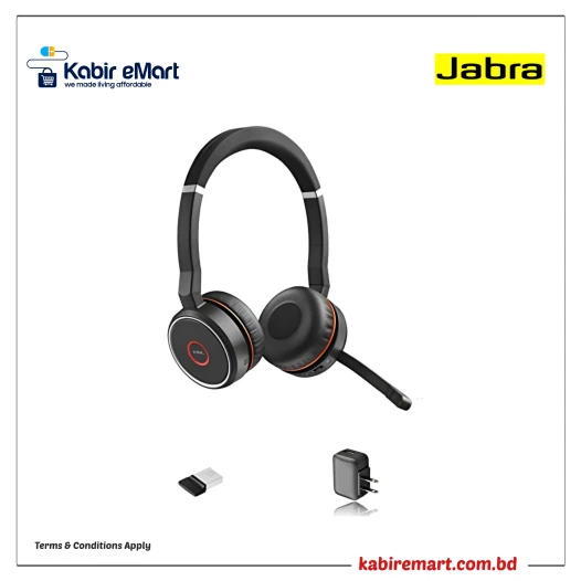 Jabra Evolve 75 Bluetooth Stereo Headphone
