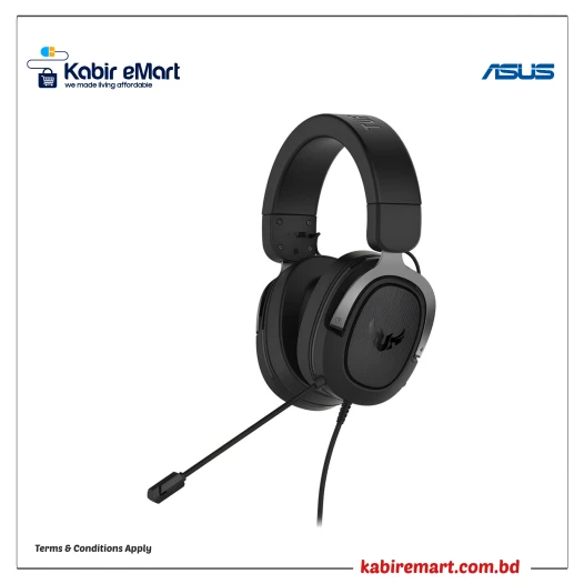 ASUS TUF Gaming H3 7.1 Gaming Headphone - Grey & Gun Metal