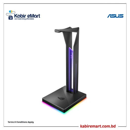 Asus ROG Throne Qi with 7.1 Surround Sound RGB Wireless Charging Headphone Stand