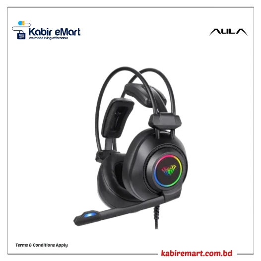 AULA S600 7.1 Wired RGB Gaming Headphone