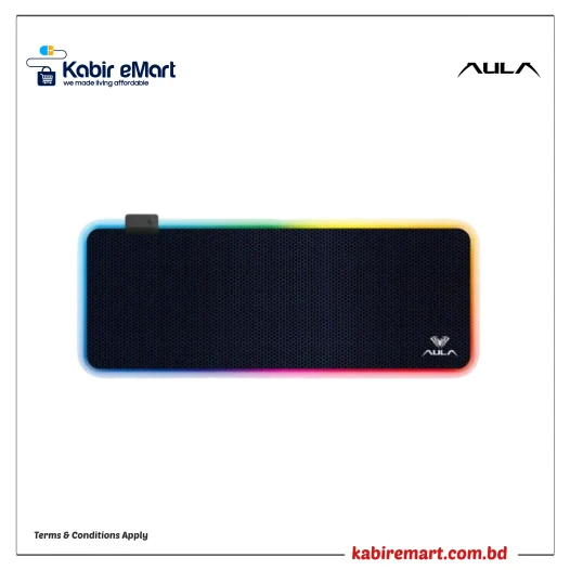 AULA F-X5 RGB Backlight Gaming Mouse Pad