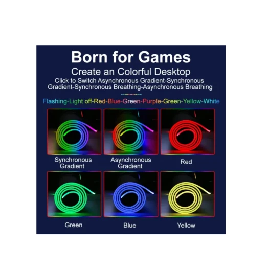 AULA F-X5 RGB Backlight Gaming Mouse Pad