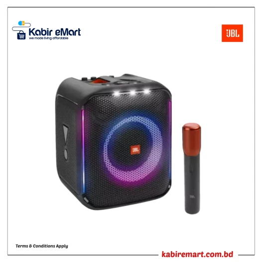 JBL PartyBox Encore 100W Portable Bluetooth Speaker With Single Wireless Microphone