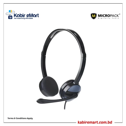 Micropack MHP-03-BK USB Headphone