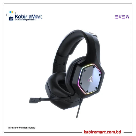 EKSA E1000 V2 RGB Wired Gaming Headphone