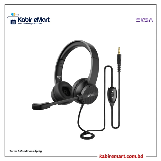 EKSA H12 3.5mm Wired Telecom Headset