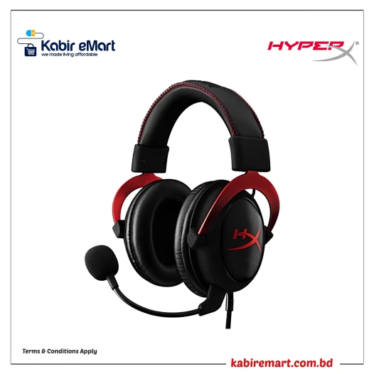 HyperX Cloud II Surround Sound Gaming Headset (Red)
