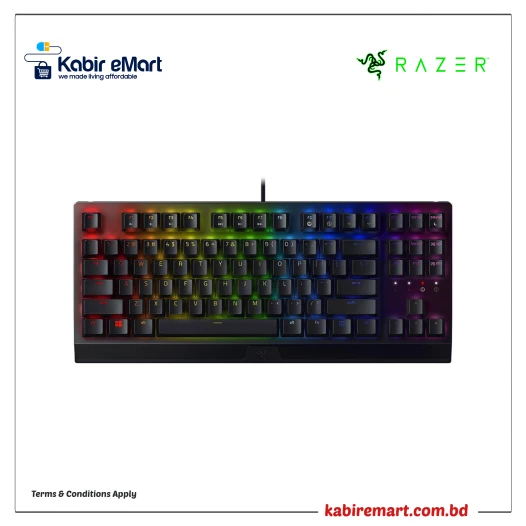 Razer BlackWidow V3 Tenkeyless Green Switch Mechanical Gaming Keyboard (Global)