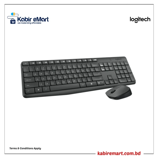 Logitech MK235 Wireless Keyboard and Mouse Combo