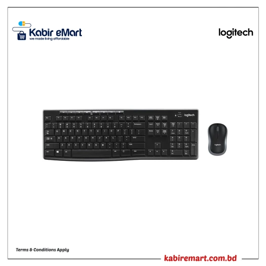 Logitech MK270R Wireless Keyboard and Mouse Combo