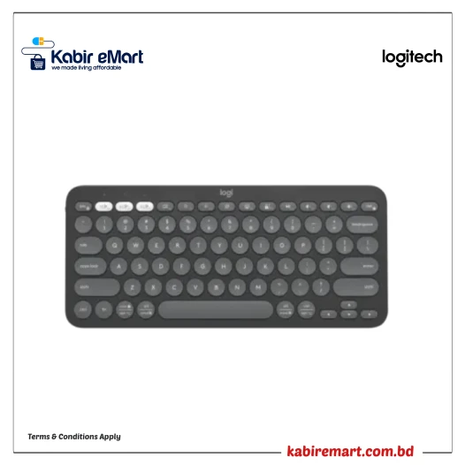 Logitech K380S PEBBLE KEYS 2 Multi-Device Bluetooth Wireless Keyboard