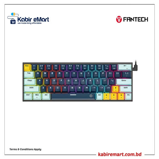 Fantech ATOM63 MK874V2 Red Switch RGB Gaming Mechanical Keyboard