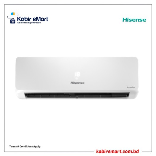 Hisense 1 Ton Inverter AC (Split Type Full DC AS-12TW4RYETD00BU)