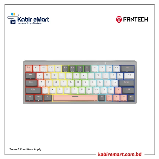 Fantech ATOM PRO63 MK912 Blue Switch RGB Gaming Mechanical Keyboard