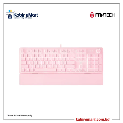 Fantech MAXPOWER MK853 SAKURA EDITION Blue Switch RGB Mechanical Keyboard