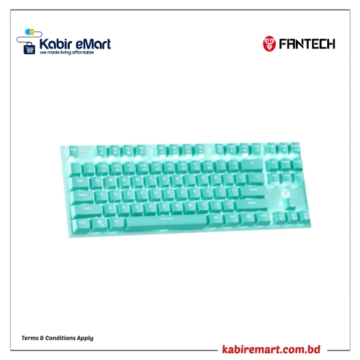 Fantech MAXFIT87 MK856 Mint Edition Blue Switch RGB Mechanical Keyboard