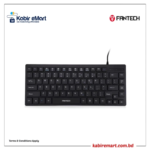 Fantech K3M Multimedia Mini USB Keyboard Black