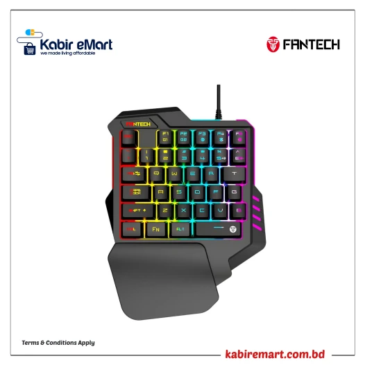 Fantech K512 Archer One-Handed USB RGB Gaming Keyboard