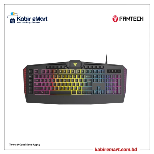 Fantech K513 Booster Membrane RGB USB Gaming Keyboard Black