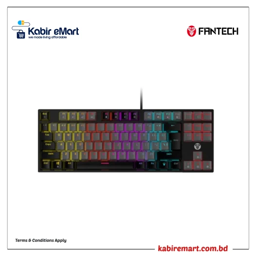 Fantech ATOM TKL MK876 Red Switch RGB Gaming Mechanical Keyboard