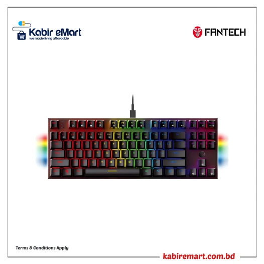 Fantech MAXFIT87 MK856 Red Switch RGB Mechanical Keyboard