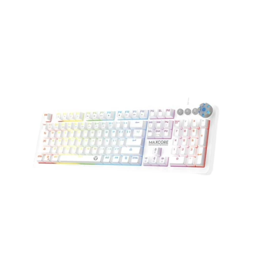 Fantech MK852 Max Core Space Edition Mechanical USB Gaming Keyboard White ( With 2 Port USB Hub)