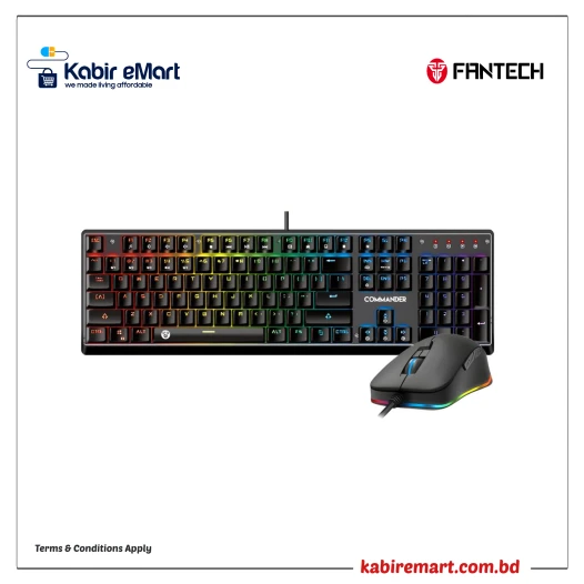 Fantech MVP862 COMMANDER RGB Mechanical Keyboard & Mouse Combo
