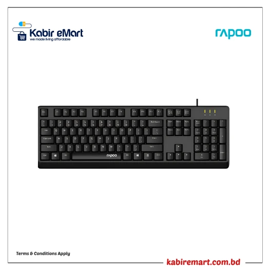 Rapoo NK1900 USB Wired Keyboard
