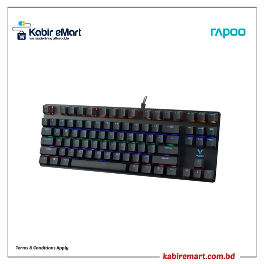 RAPOO V500 PRO-87 Wired Mechanical Gaming Keyboard