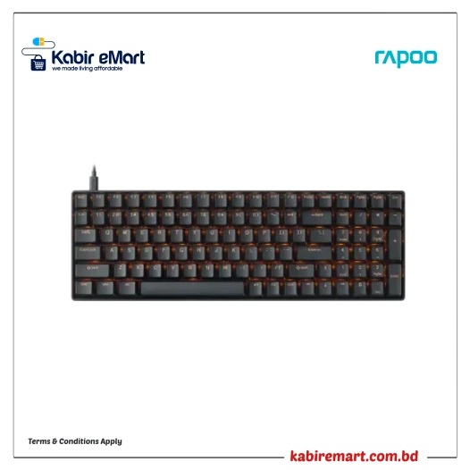 Rapoo V500DIY-100 Hot-swappable Backlit Mechanical Gaming Keyboard