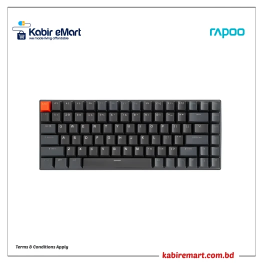 Rapoo V700-8A Tri Mode White Backlit Blue Switch Mechanical Gaming Keyboard