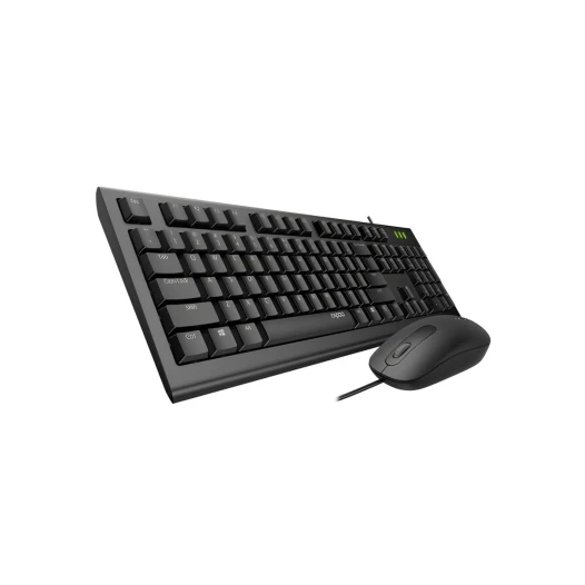 Rapoo X120 Pro Wired Optical Mouse & Keyboard Combo