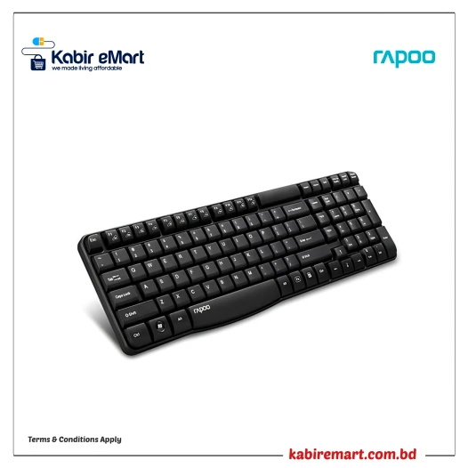 Rapoo E1050 Anti-Splash Wireless Keyboard