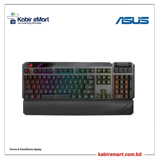 Asus ROG CLAYMORE II Modular TKL Mechanical Blue Switch Gaming Keyboard