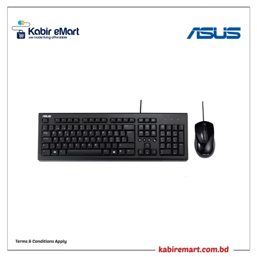 Asus U2000 Keyboard & Mouse Wired Combo