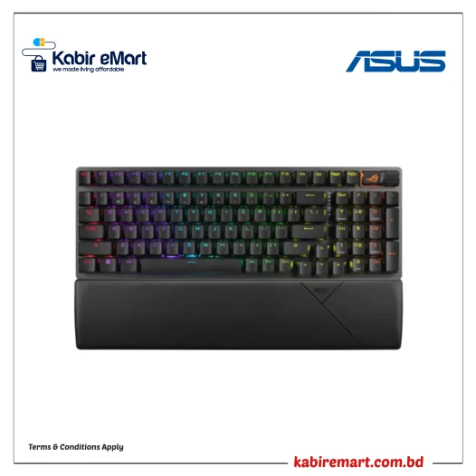 Asus ROG Strix Scope II 96 Wireless X901 Snow White Switch RGB Gaming Mechanical Keyboard