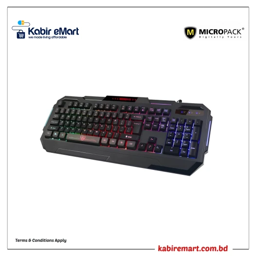 Micropack GK-10 USB Multi Color Lighting Gaming Keyboard