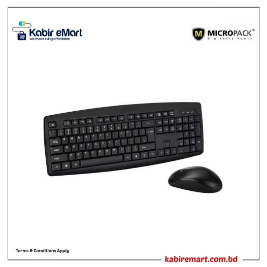 Micropack KM-203W Wireless Combo Keyboard & Mouse