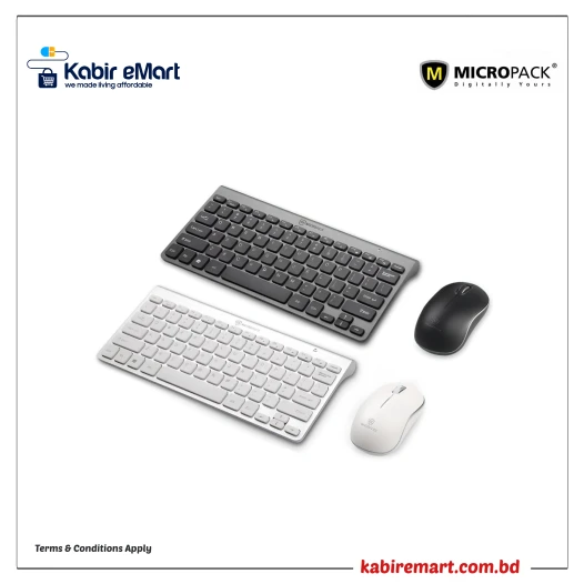 Micropack KM-218W Keyboard and Mouse Wireless Combo