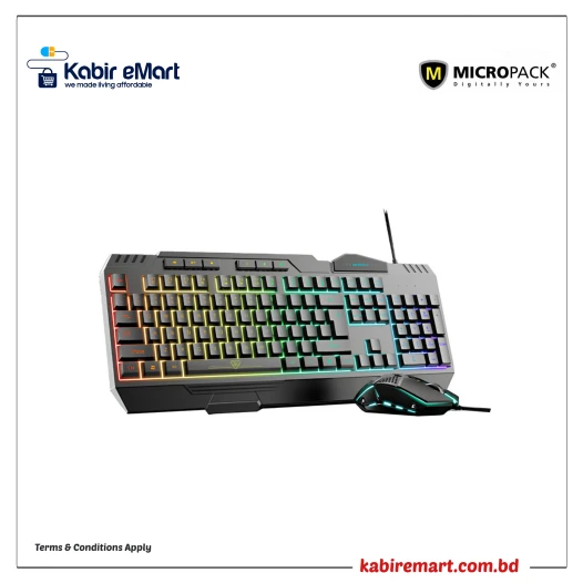 Micropack GC-30 CUPID RGB Gaming Keyboard and Mouse Combo