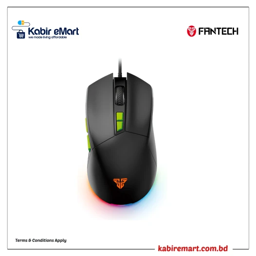 Fantech PHANTOM II VX6 Ergonomic Macro RGB Gaming Mouse