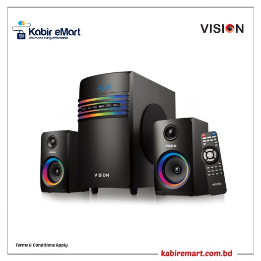 VISION 2:1 Multimedia Speaker Rocks 1.0