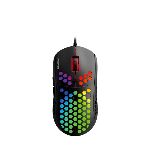 Fantech Hive UX2 6 Buttons 7 Mode USB RGB Gaming Mouse Black
