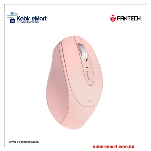 Fantech Go W191 Pink Silent Wireless Mouse
